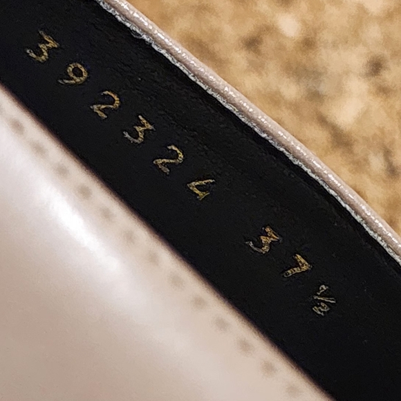 STELLA MCCARTNEY Angular Block Heel Almond Toe Platforms - Taupe - Size 37.5/7.5 - Picture 8 of 13